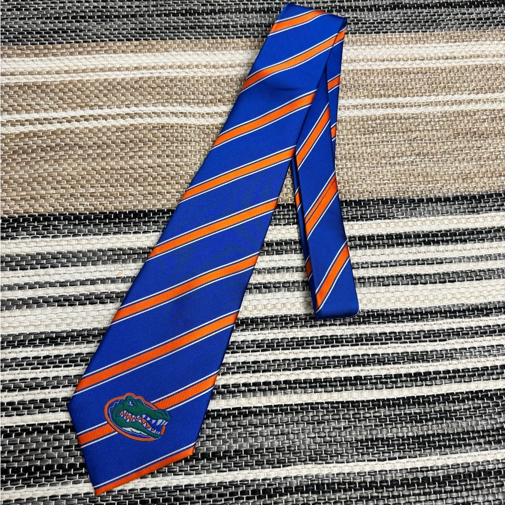 Eagles Wings‎ Florida Gators Striped Tie Blue Orange Collegiate NCAA
